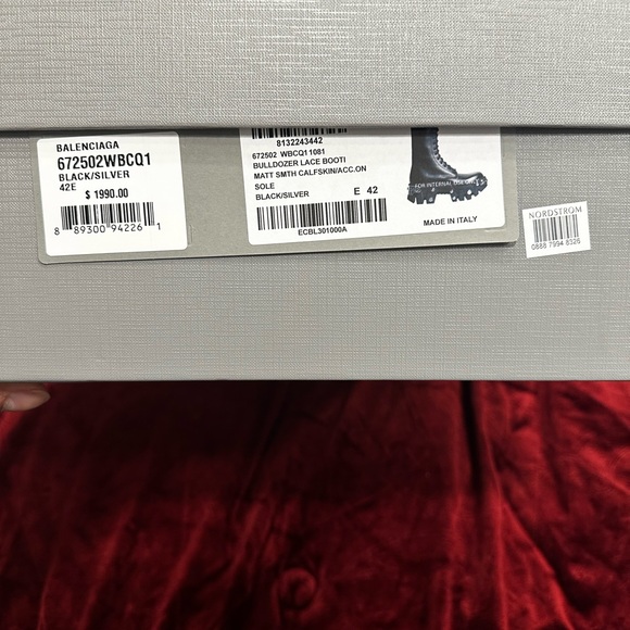 Balenciaga Black Bulldozer Lace Booti - Picture 6 of 6